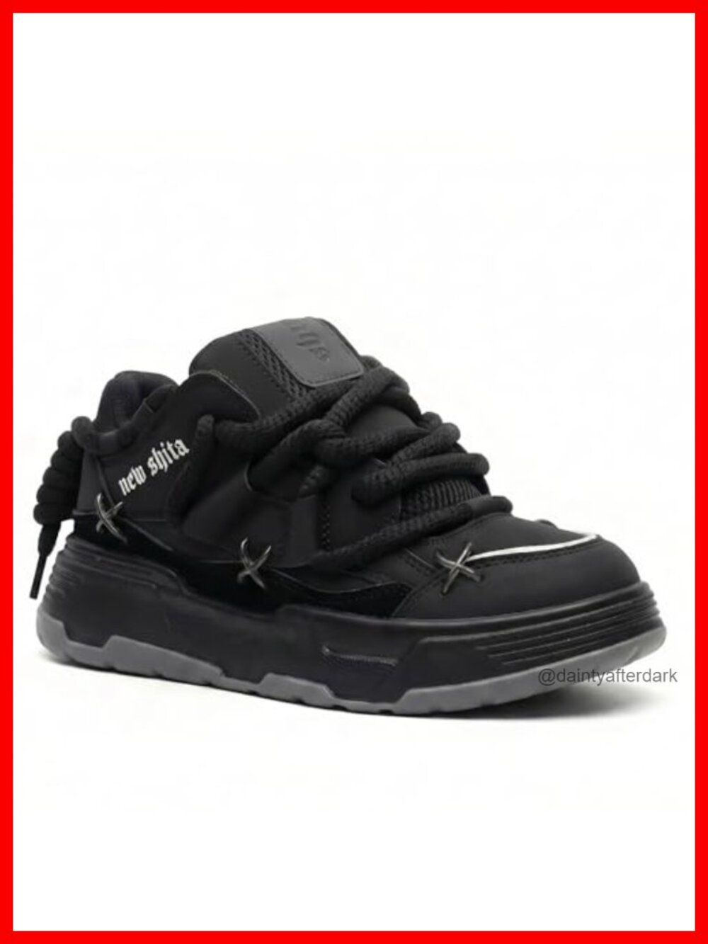 Chunky Platform Sneakers, 2 Inch Height Incre Athletic Walking Shoes Unisex